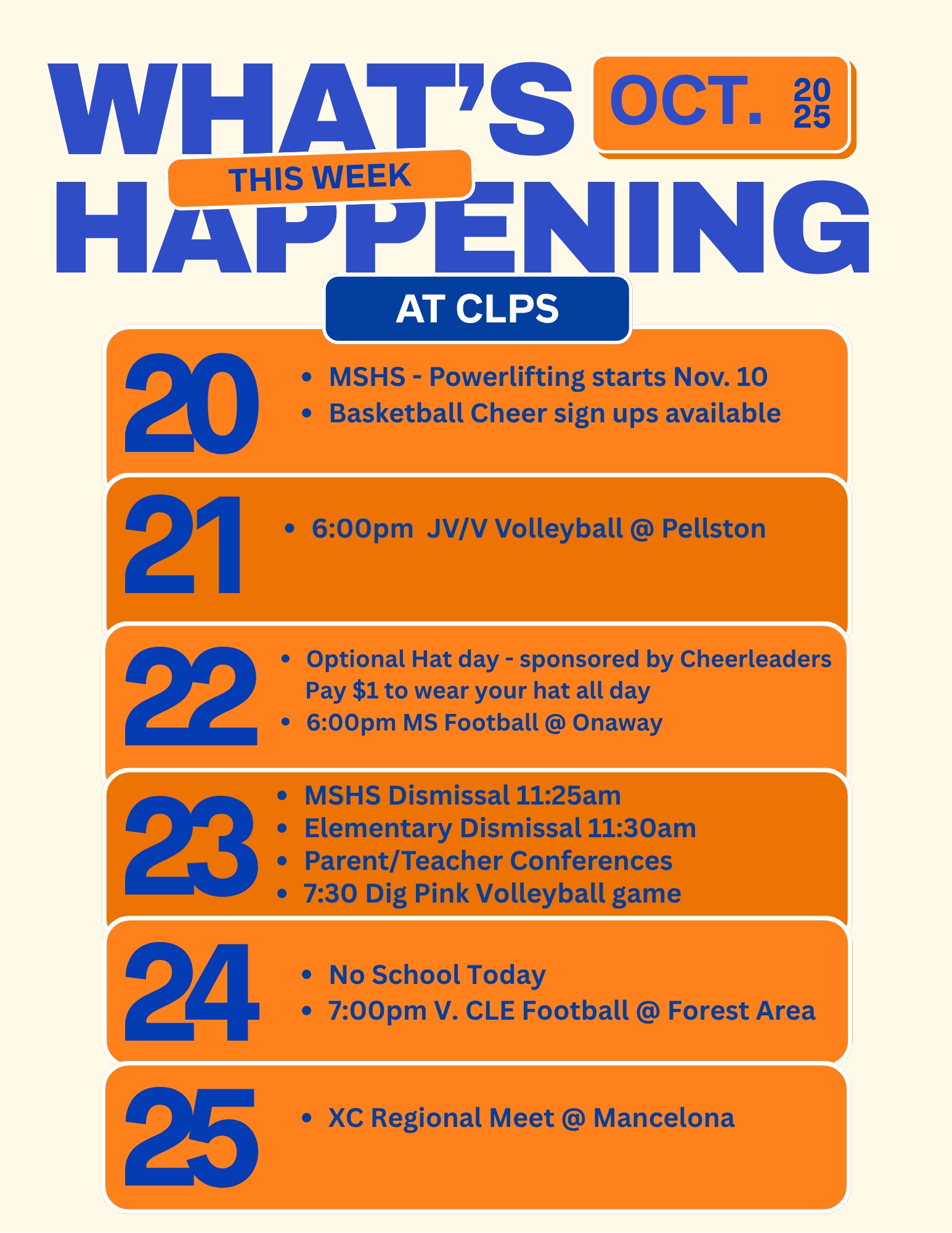 What's Happening in CLPS?